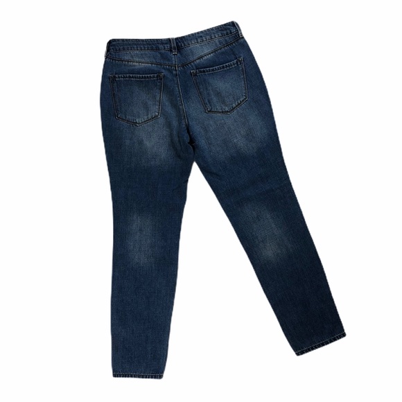 REFUGE Medium Wash Factory Distressed Denim SZ 6 - Picture 2 of 6